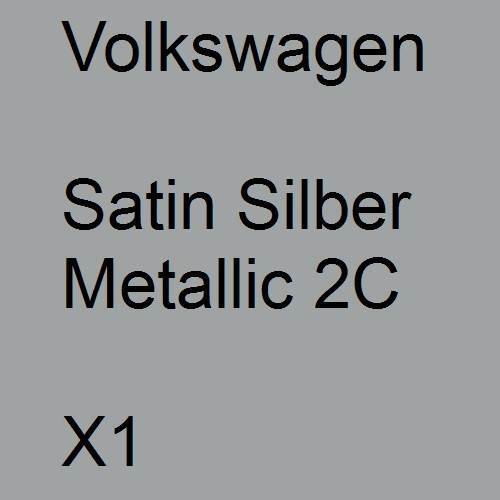 Volkswagen, Satin Silber Metallic 2C, X1.